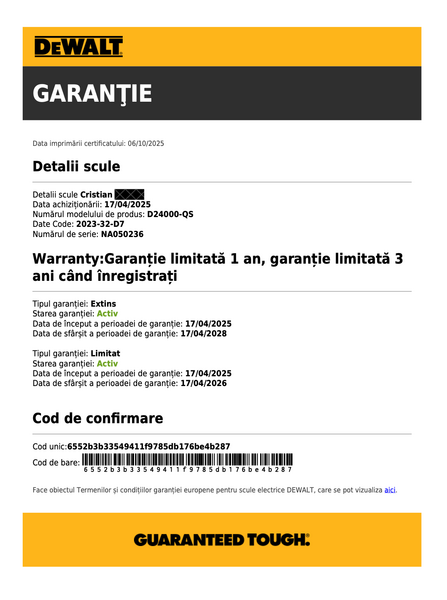 DeWalt Taietor de placi ceramice cu disc 250mm D24000 1600W